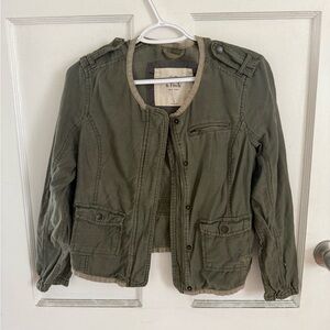 Y2K Vintage Abercrombie & Fitch Olive Green Military Jacket